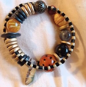 Vintage Japanese Big Beaded Choker Necklace